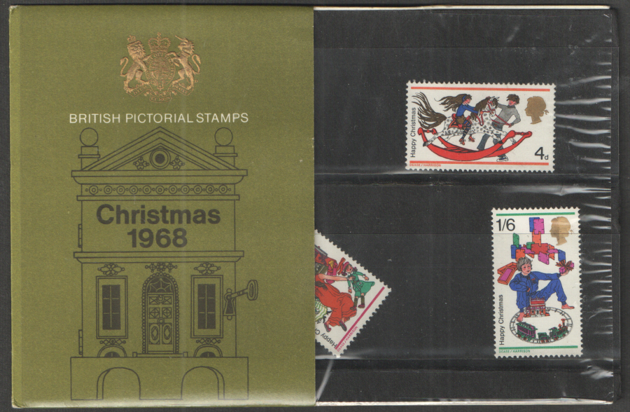(image for) 1968 Christmas Type A - One Tuft Presentation Pack